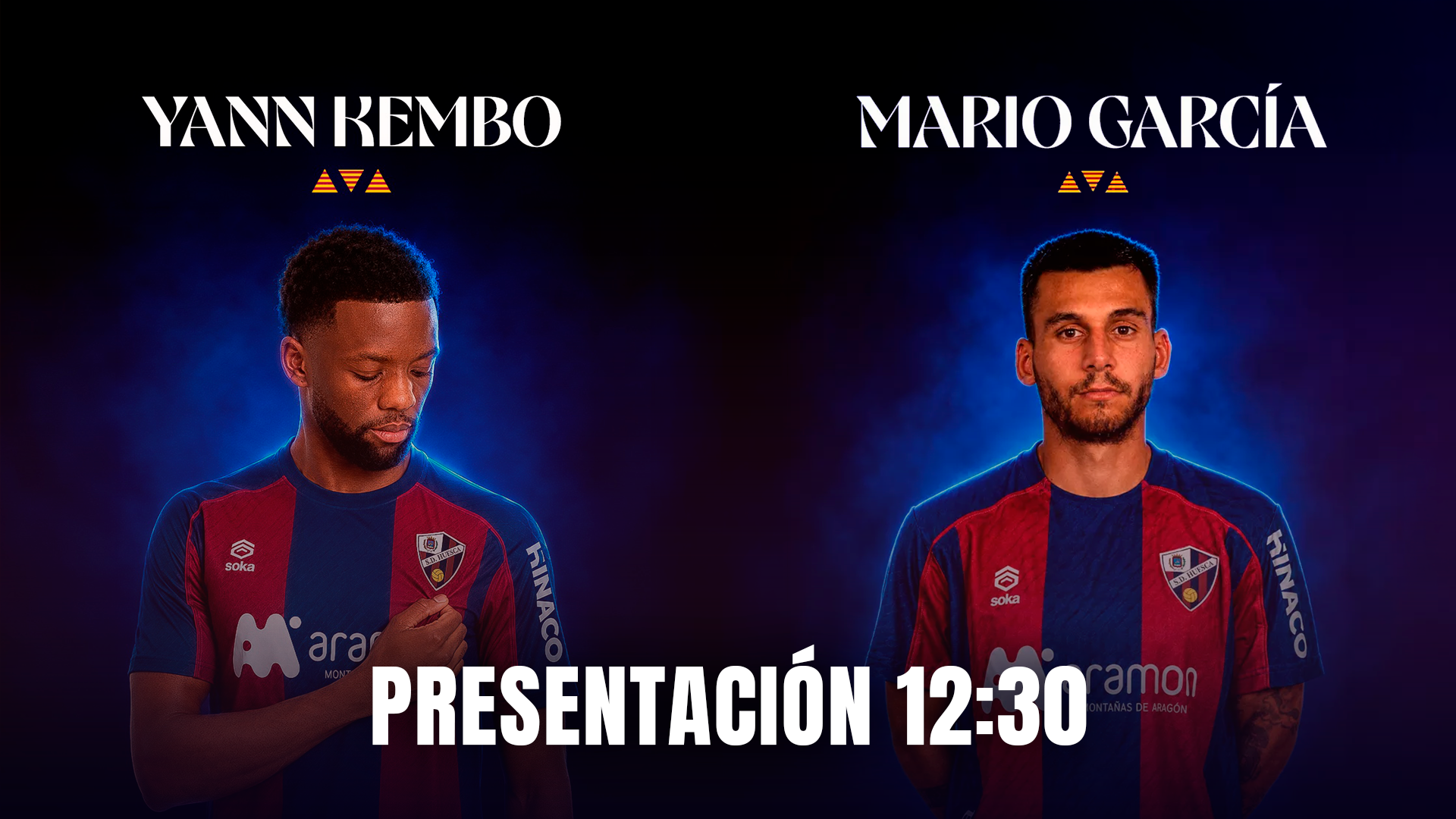 PRESENTACIÓN DE MARIO GARCÍA Y YANN KEMBO