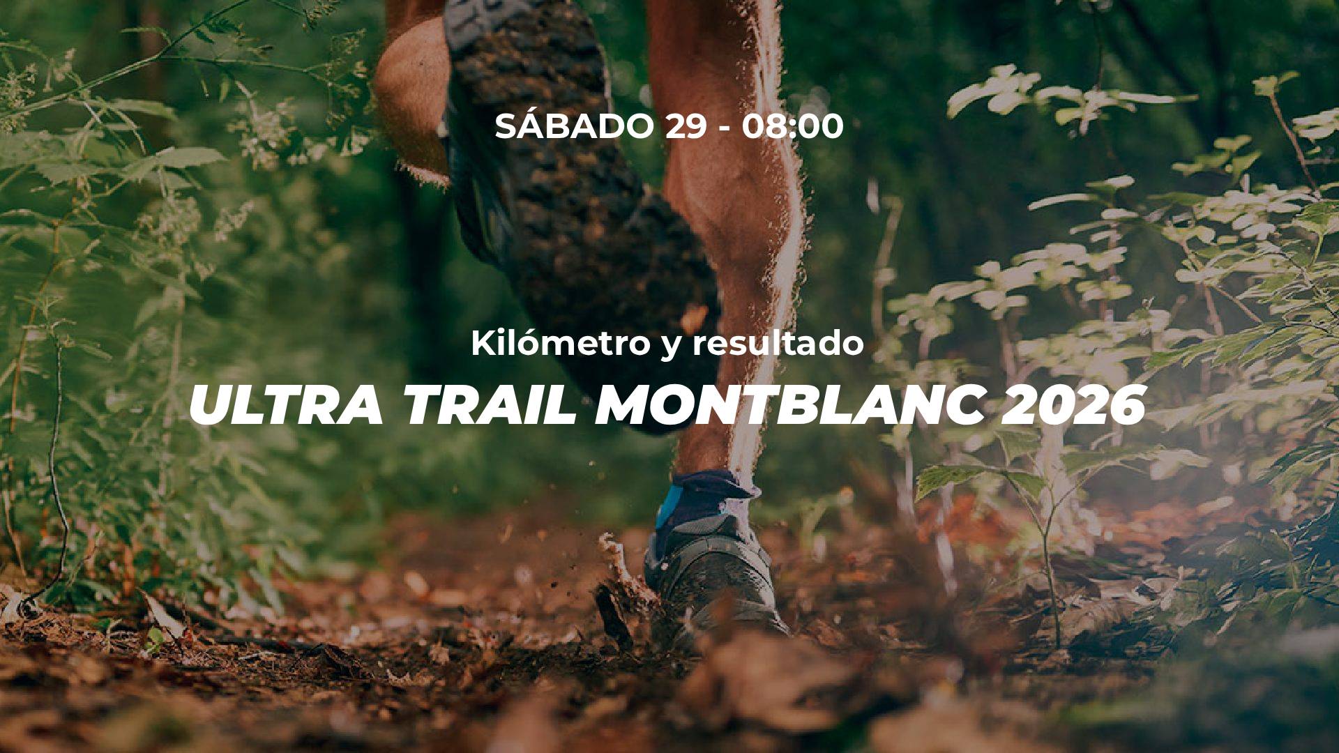 Kilómetro y Resultado UTMB 2026