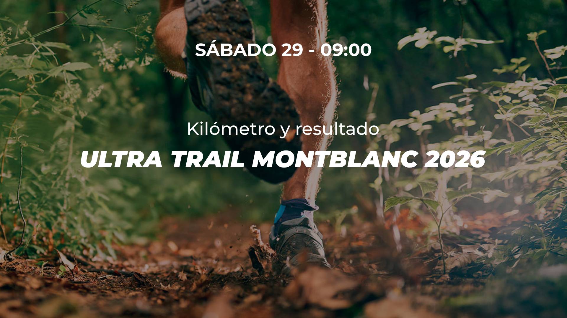 Kilómetro y Resultado UTMB 2026