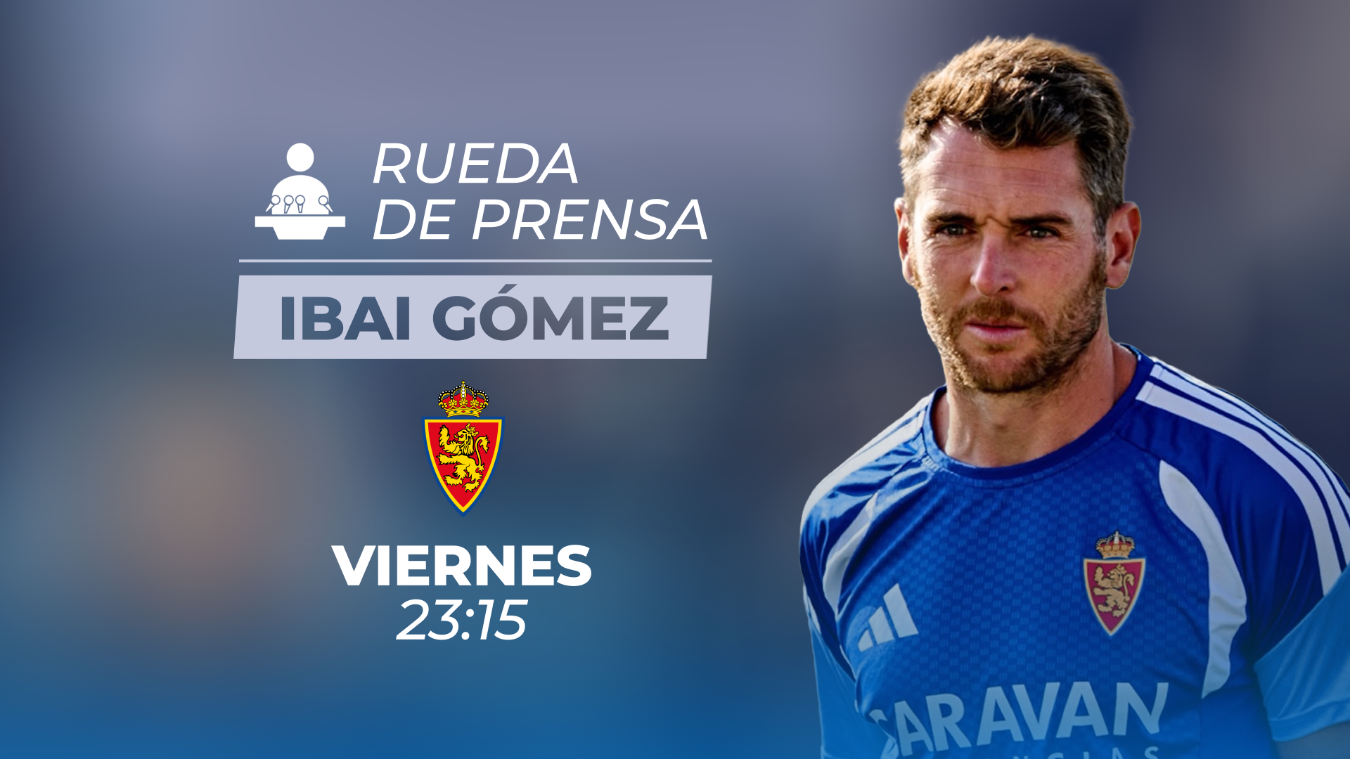 Rueda de prensa de Ibai Gómez