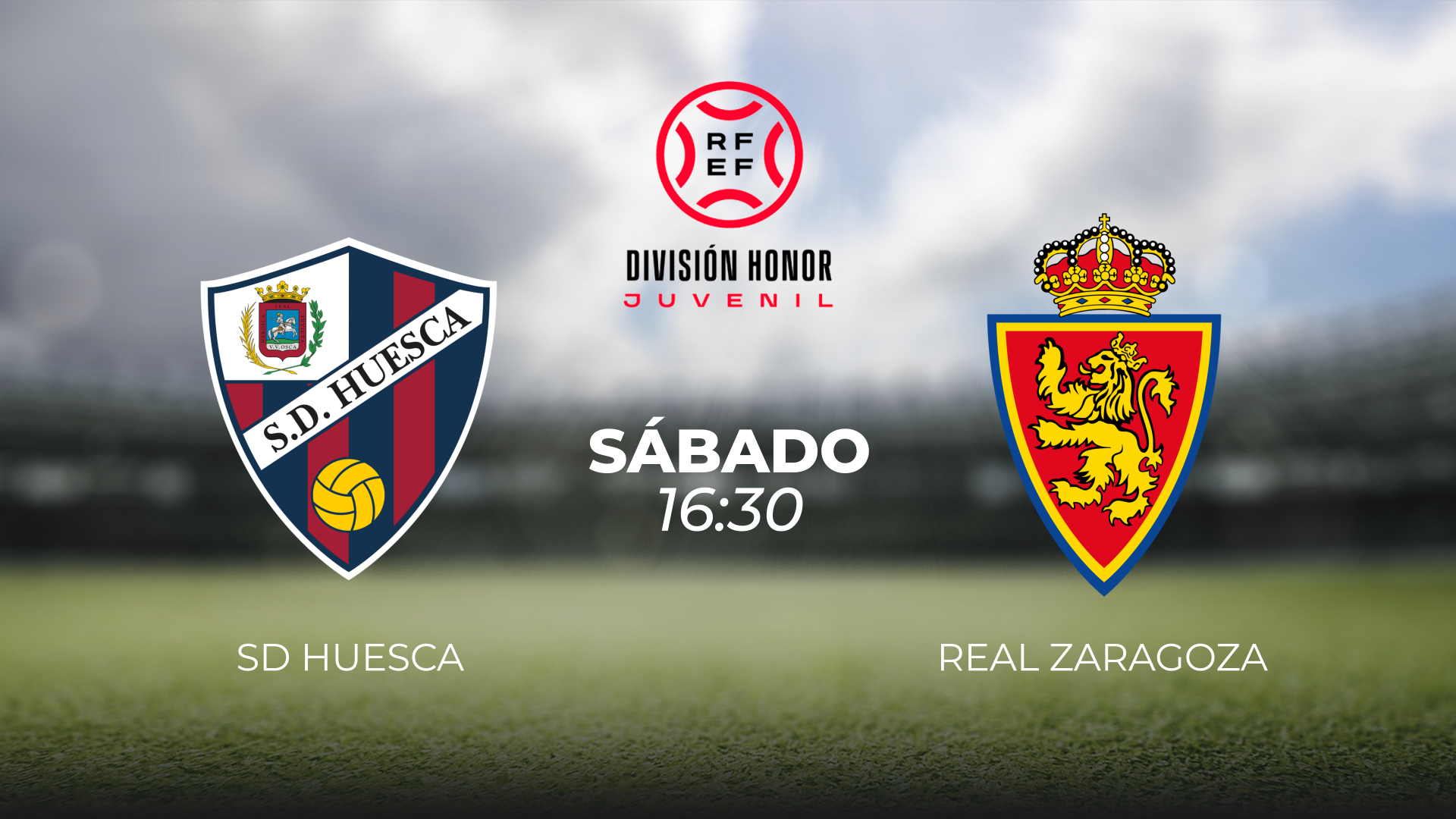 DIVISIÓN DE HONOR JUVENIL. SD HUESCA - REAL ZARAGOZA. 03/10/2026