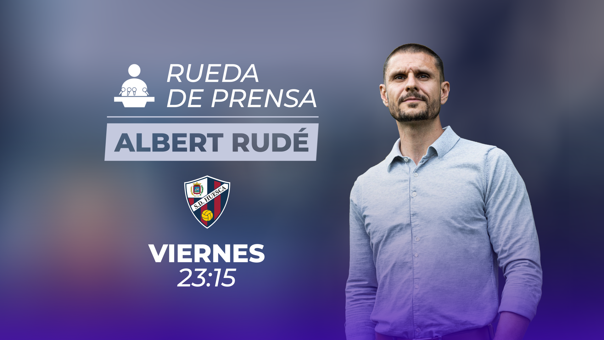 ALBERT RUDÉ. SD HUESCA. 16/10/2026