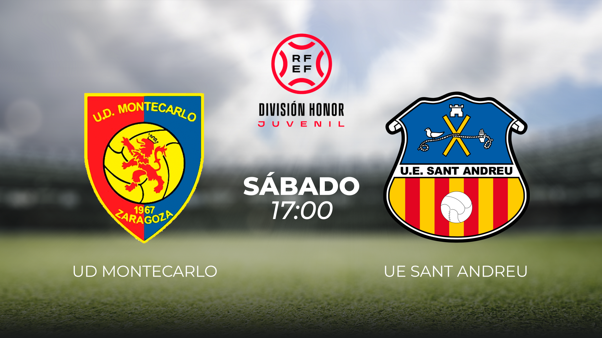 DIVISIÓN DE HONOR JUVENIL. UD MONTECARLO - SANT ANDREU UE. 17/10/2026
