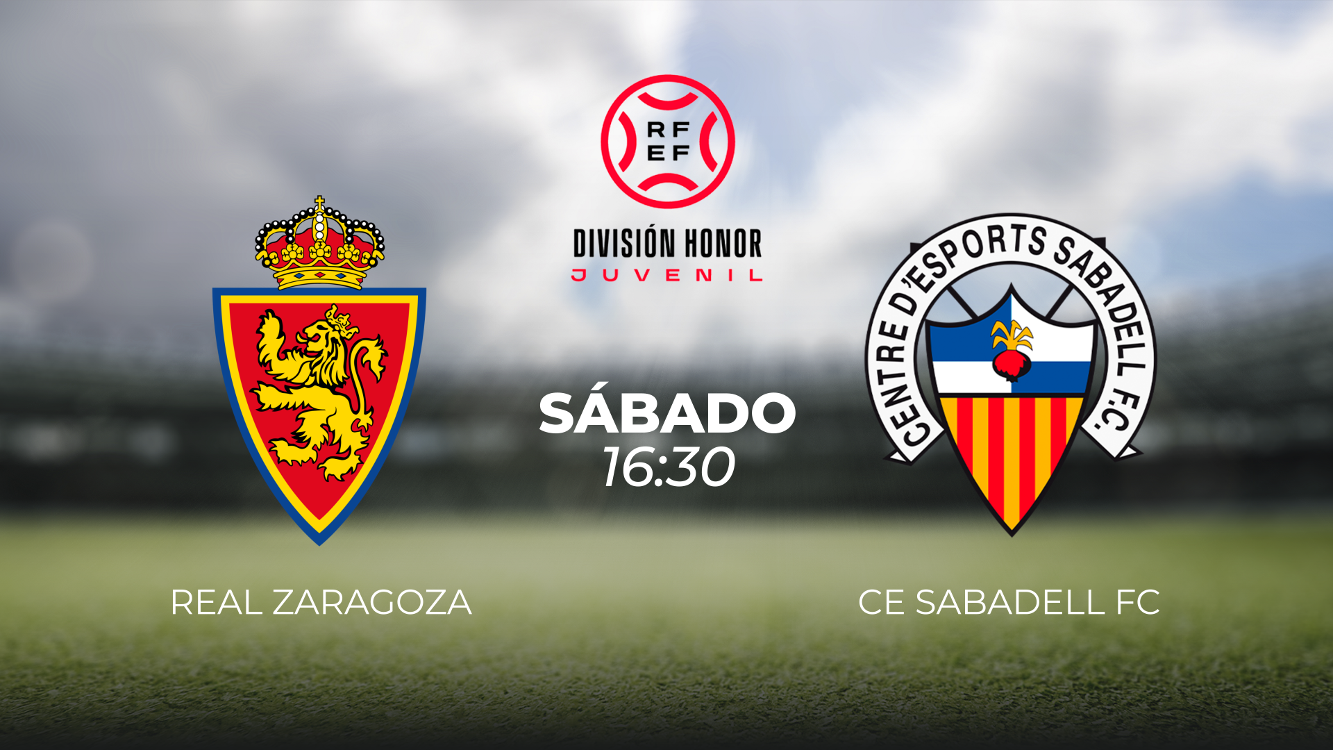 DIVISIÓN DE HONOR JUVENIL. REAL ZARAGOZA - CE SABADELL FC