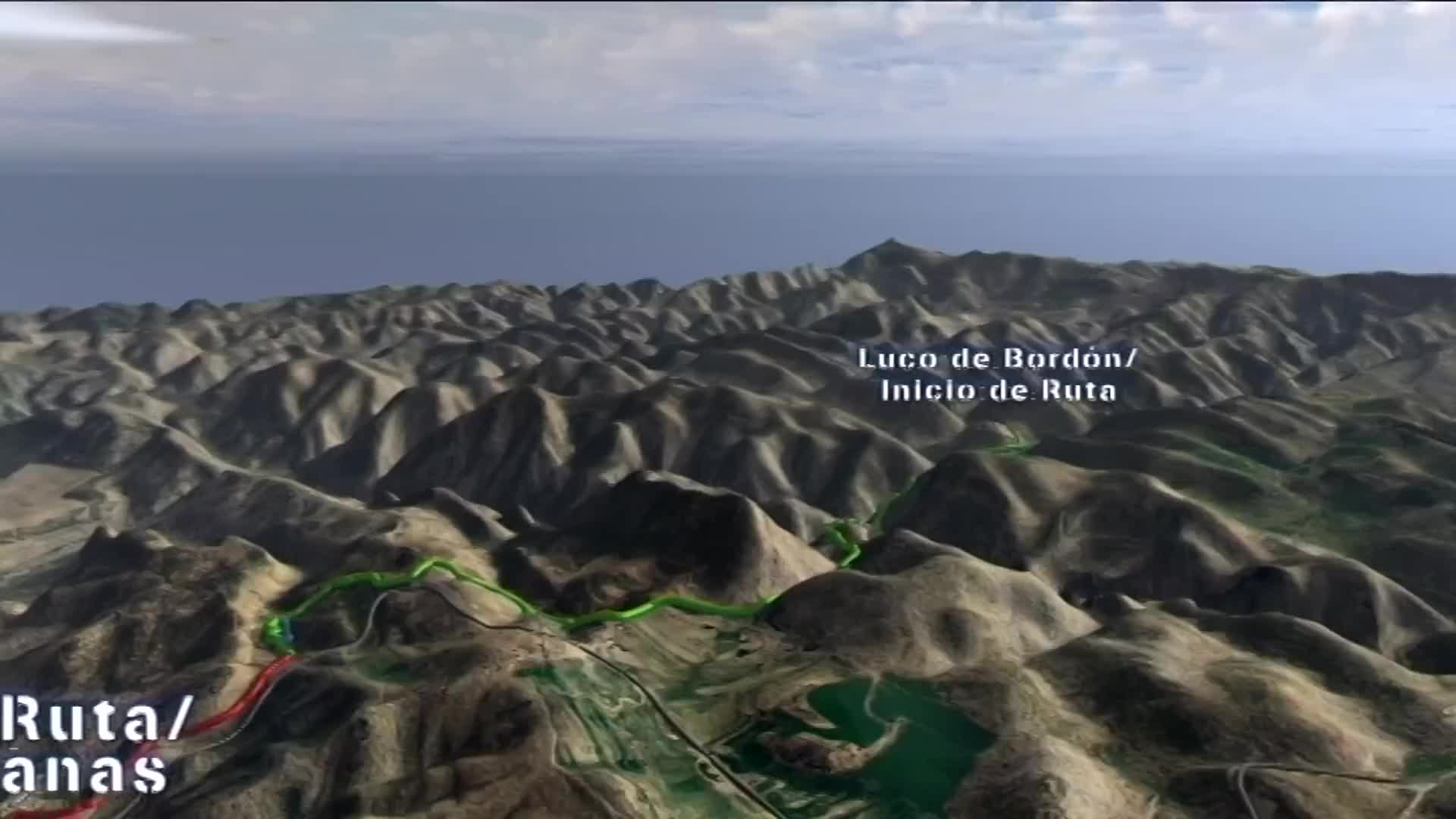 Agua y piedra en los estrechos del río Bordón