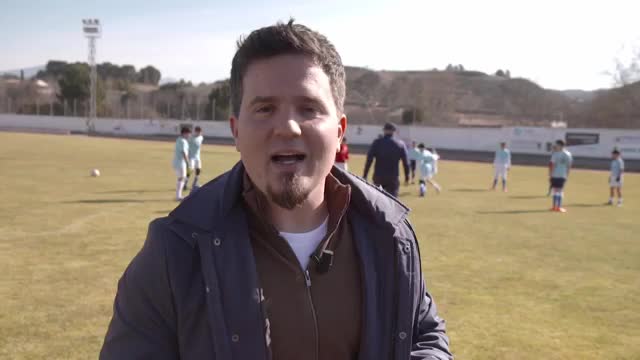 Un partido con cabezudos (Calatayud)