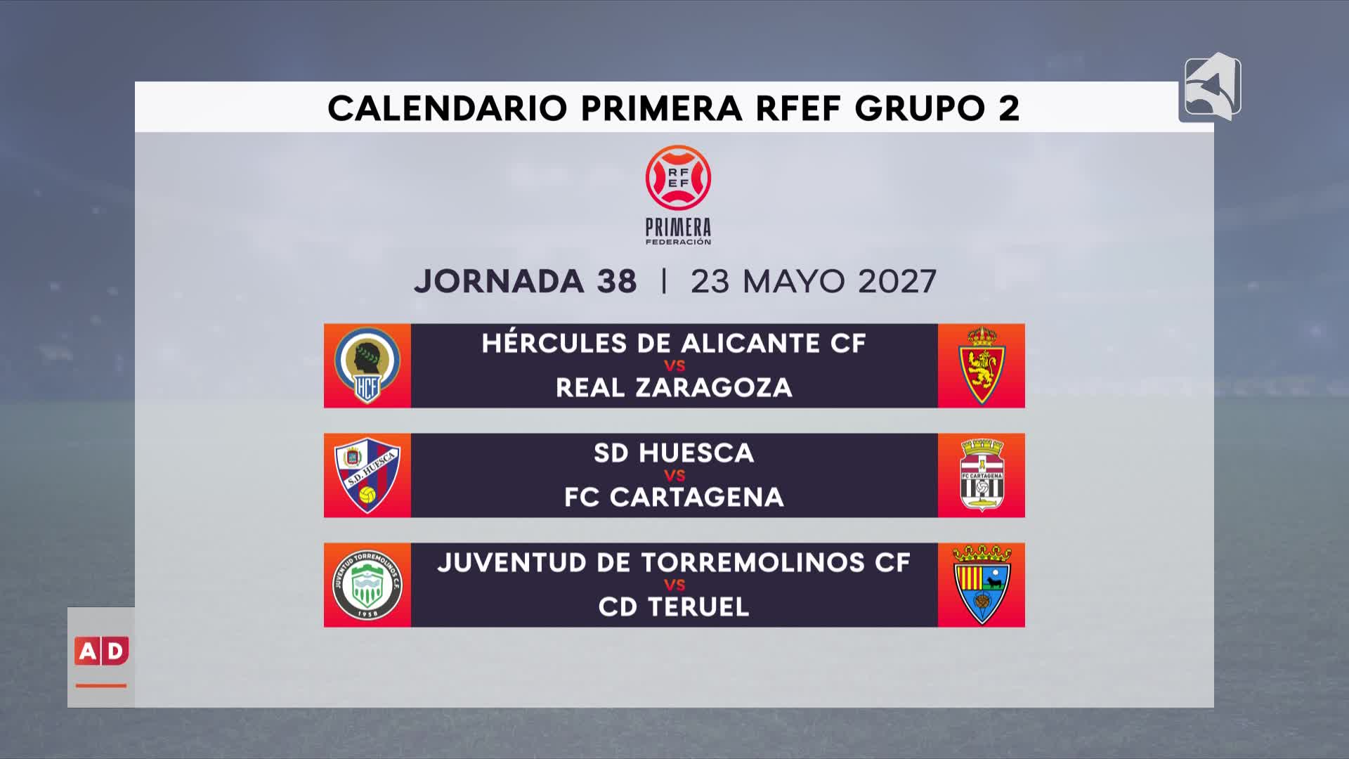 ARAGÓN DEPORTES 2 - 30/06/2026 - 21:15