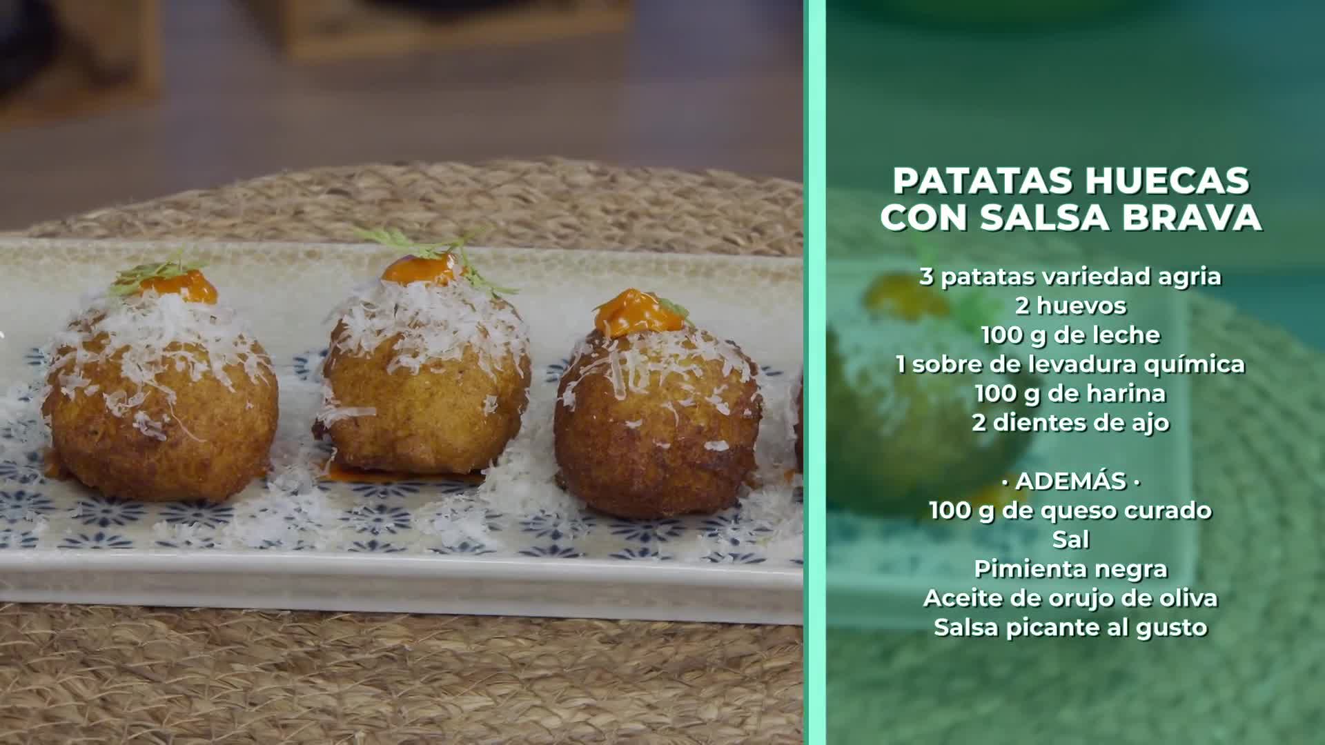 GUISO DE ESPÁRRAGOS BLANCOS, Y PATATAS HUECAS CON SALSA BRAVA - 22/05/2026