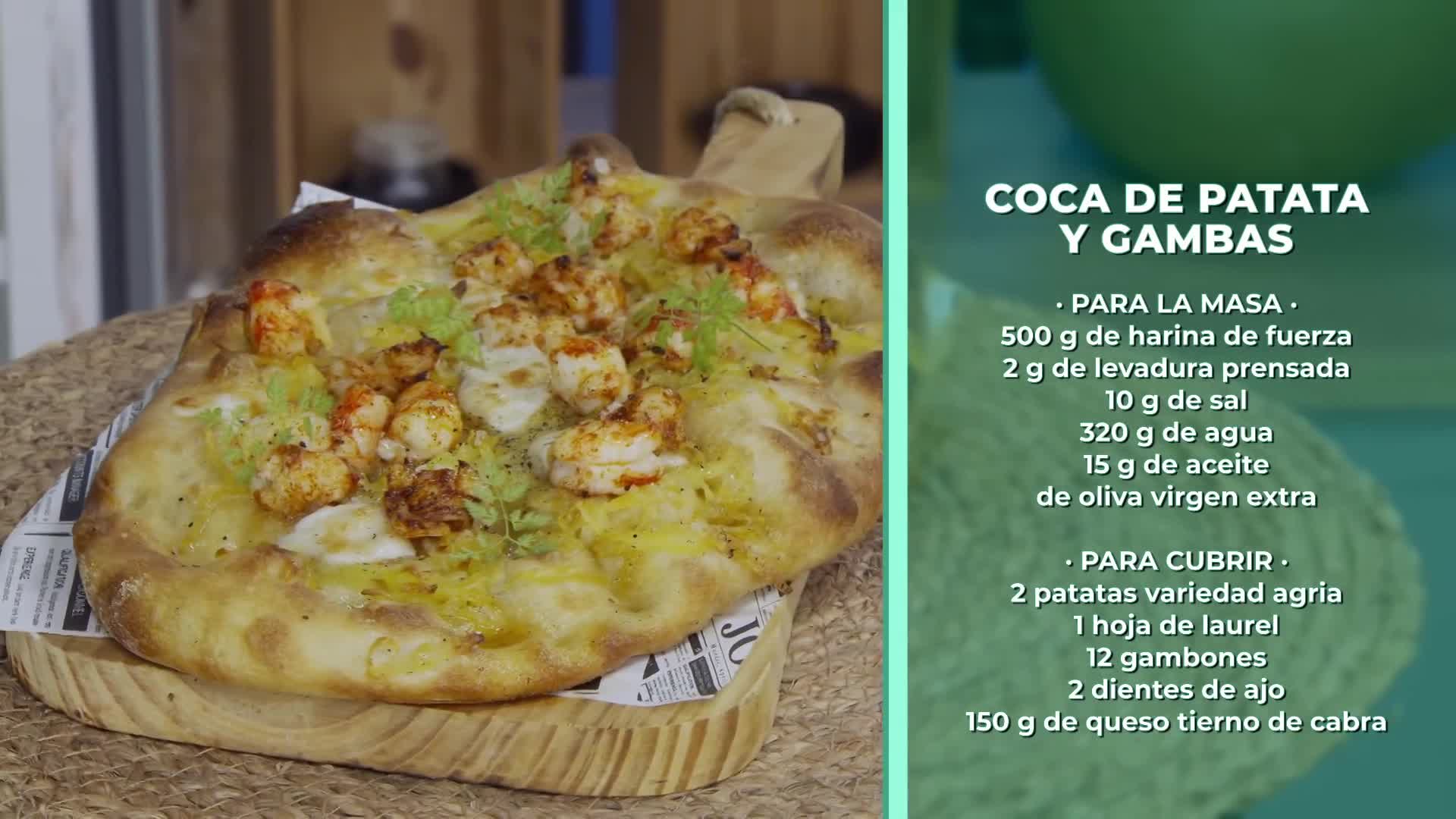 COCA DE PATATA Y GAMBAS, Y NUBE DE FRUTO ROJOS - 25/05/2026