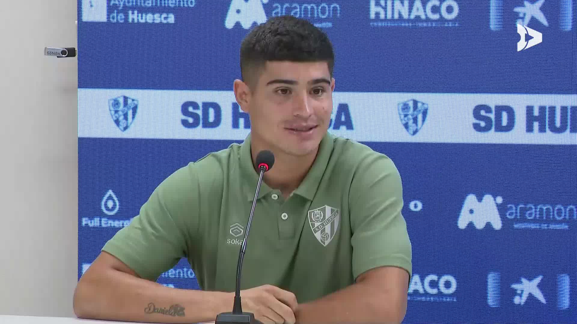 Presentacion de Agustín Juárez y Diego Collado con la SD Huesca