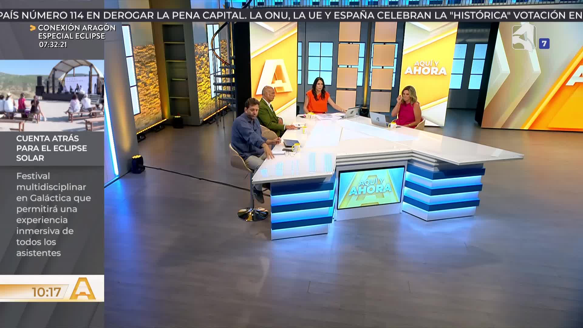 AQUÍ Y AHORA - 12/08/2026 - 10:00