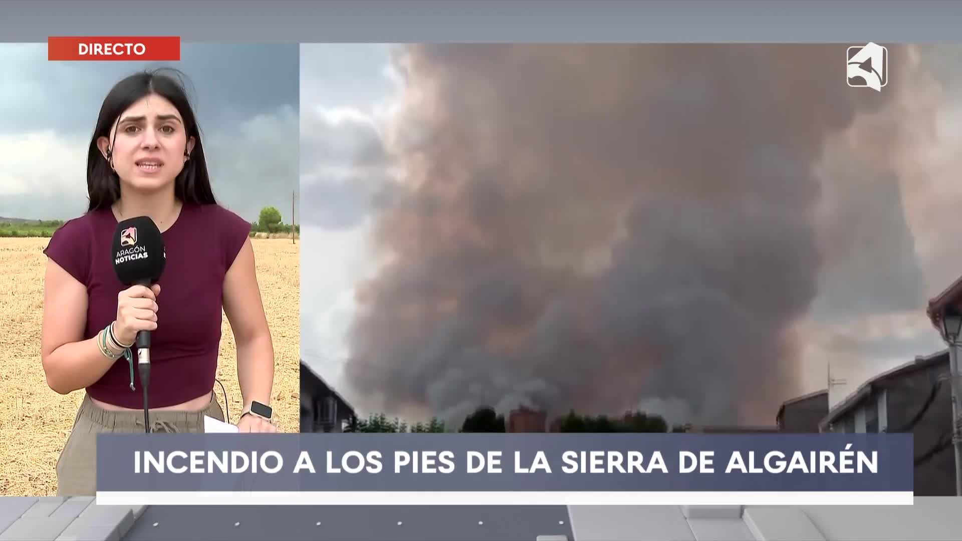 AVANCE INFORMATIVO (18:00). INCENDIO FORESTAL LAS PEÑAS DE RIGLOS 14/8/2026