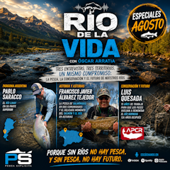 PATAGONIA, SALMÓN Y CONSERVACIÓN | Pablo Saracco, Francisco Javier Álvarez Tejedor y Luis Quesada (APCR) | RÍO DE LA VIDA