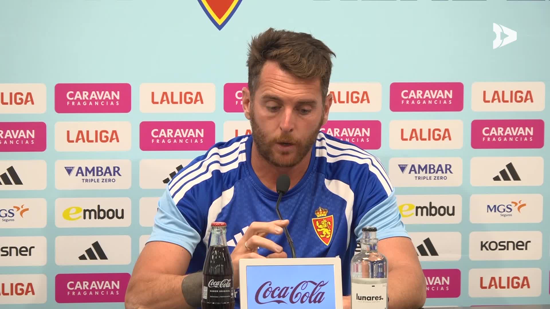 REAL ZARAGOZA: RUEDA DE PRENSA DE IBAI GÓMEZ. 28/08/2026