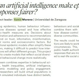Proyecto aragonés con IA para anticipar el comportamiento humano ante las epidemias; e IA para pronosticar mejor el tiempo